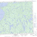 Natural Resources Canada Finlayson Lake, SK (064D07 CanMatrix) digital map