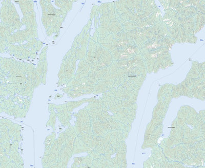 Natural Resources Canada Fisher Channel (093D04 Toporama) digital map