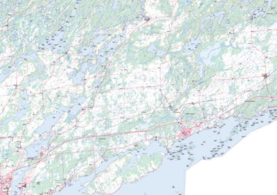 Natural Resources Canada Gananoque, ON (031C08 Toporama) digital map