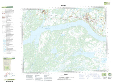 Natural Resources Canada Gander, NL (002D15 CanTopo) digital map