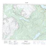Natural Resources Canada Georges Lake, NL (012B16 CanTopo) digital map