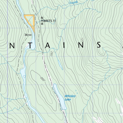 Natural Resources Canada Glacier Lake (092G16 CanTopo) digital map