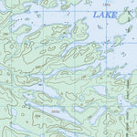 Natural Resources Canada Gods Lake, MB (053L09 CanMatrix) digital map