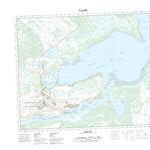 Natural Resources Canada Goose Bay, NL (013F08 CanTopo) digital map