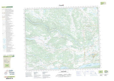 Natural Resources Canada Goose River, NL (013F07 CanTopo) digital map