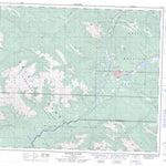 Natural Resources Canada Grande Cache, AB (083E14 CanMatrix) digital map