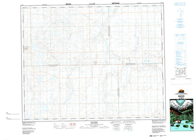 Natural Resources Canada Hoosier, SK (072N12 CanMatrix) digital map