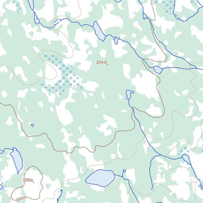 Natural Resources Canada Hopton Lake, NU (065A10 Toporama) digital map