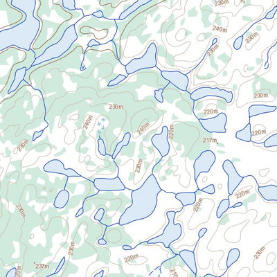 Natural Resources Canada Hopton Lake, NU (065A10 Toporama) digital map