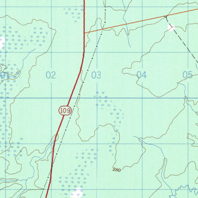 Natural Resources Canada Île Bancroft, QC (032F12 CanMatrix) digital map