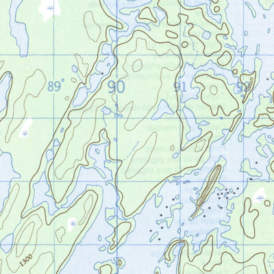 Natural Resources Canada Île Peuvereau, QC (032P04 CanMatrix) digital map