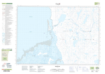 Natural Resources Canada Ipiutik Lake (037D04 CanTopo) digital map