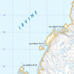 Natural Resources Canada Irvine Inlet (026G12 CanTopo) digital map