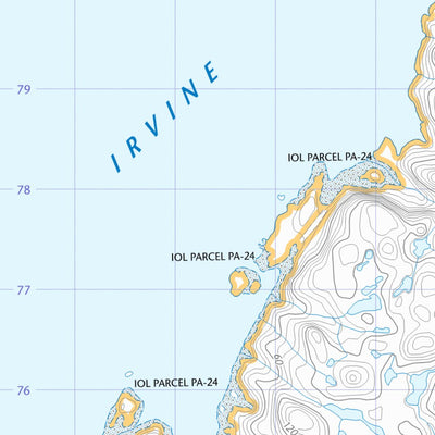 Natural Resources Canada Irvine Inlet (026G12 CanTopo) digital map