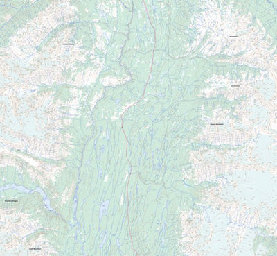 Natural Resources Canada Iskut River, BC (104G01 Toporama) digital map