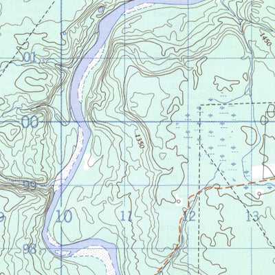 Natural Resources Canada Jackfish Creek, BC (094J10 CanMatrix) digital map