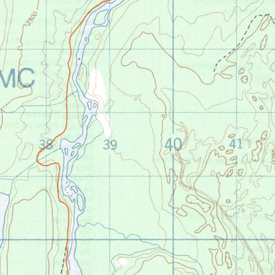 Natural Resources Canada Jo-Jo Lake, YT (115A09 CanMatrix) digital map