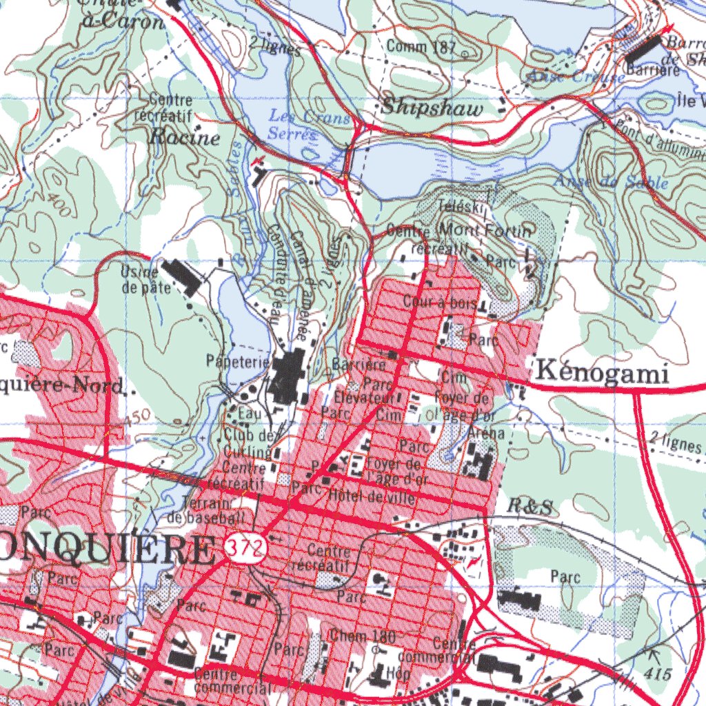 Jonqui Re QC 022D06 CanMatrix Map By Natural Resources Canada   Natural Resources Canada Jonquiere Qc 022d06 Canmatrix Digital Map 35949083951260 