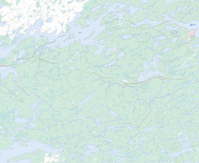 Natural Resources Canada Kabania Lake, ON (053A01 Toporama) digital map