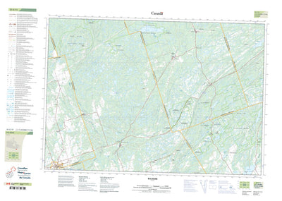 Natural Resources Canada Kaladar, ON (031C11 CanTopo) digital map