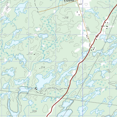 Natural Resources Canada Kaladar, ON (031C11 CanTopo) digital map