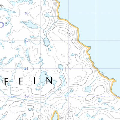 Natural Resources Canada Kangilo Fiord (026J05 CanTopo) digital map