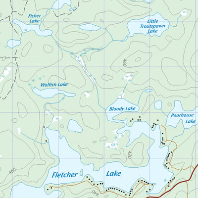 Natural Resources Canada Kawagama Lake, ON (031E07 CanTopo) digital map
