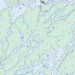 Natural Resources Canada Kawnipi Lake (052B06 Toporama) digital map