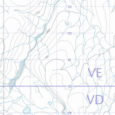Natural Resources Canada Keel River (037G01 CanTopo) digital map