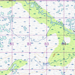 Natural Resources Canada Kelsey Creek West, MB (054K03 CanMatrix) digital map