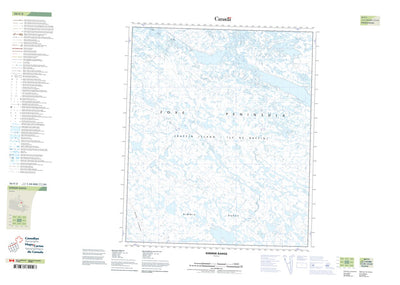 Natural Resources Canada Kimmik Range (036F02 CanTopo) digital map