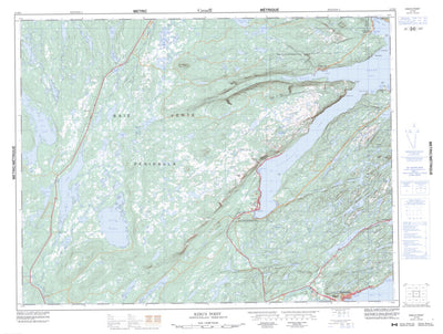 Natural Resources Canada King's Point, NL (012H09 CanMatrix) digital map