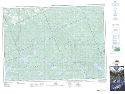 Natural Resources Canada Kiosk, ON (031L02 CanMatrix) digital map
