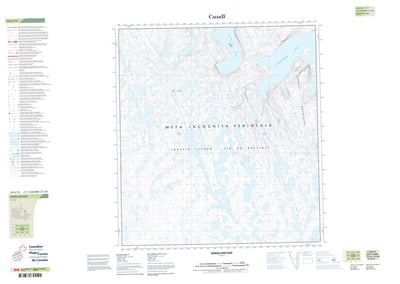 Natural Resources Canada Kneeland Bay (025J13 CanTopo) digital map