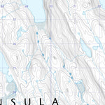 Natural Resources Canada Kneeland Bay (025J13 CanTopo) digital map