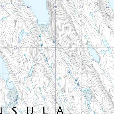 Natural Resources Canada Kneeland Bay (025J13 CanTopo) digital map