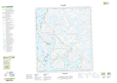 Natural Resources Canada Korok Inlet (036A06 CanTopo) digital map