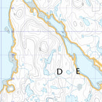 Natural Resources Canada Korok Inlet (036A06 CanTopo) digital map
