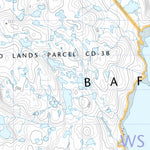 Natural Resources Canada Korok Inlet (036A06 CanTopo) digital map