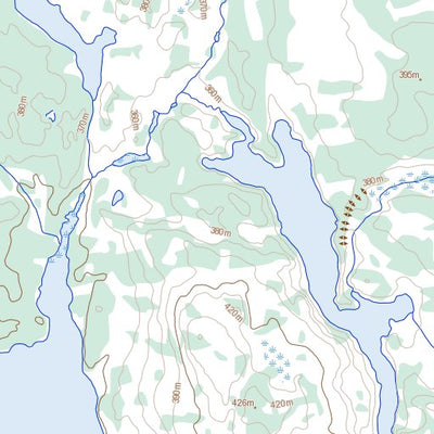 Natural Resources Canada Kustra Lake, MB (064F16 Toporama) digital map