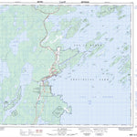 Natural Resources Canada La Ronge, SK (073P03 CanMatrix) digital map