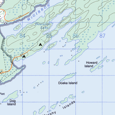 Natural Resources Canada La Ronge, SK (073P03 CanMatrix) digital map