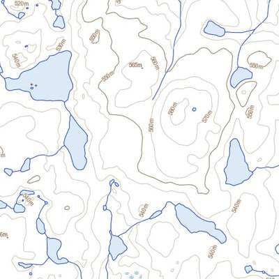 Natural Resources Canada Lac Arbot, QC (035H02 Toporama) digital map