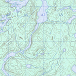 Natural Resources Canada Lac Au Brochet, QC (022F12 CanMatrix) digital map