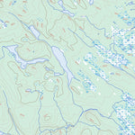 Natural Resources Canada Lac Bastille, NL (012N14 Toporama) digital map