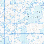 Natural Resources Canada Lac Belloy, QC (024M07 CanMatrix) digital map