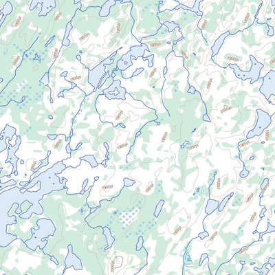 Natural Resources Canada Lac Bréhat, QC (023D10 Toporama) digital map