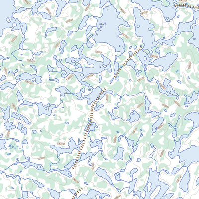 Natural Resources Canada Lac Bréhat, QC (023D10 Toporama) digital map