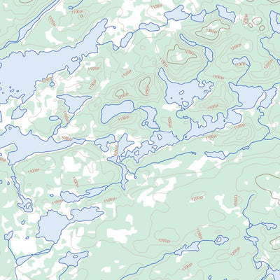Natural Resources Canada Lac Casterne, QC (033G03 Toporama) digital map