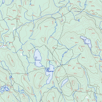 Natural Resources Canada Lac Charland, QC (031J16 Toporama) digital map